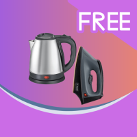 2-in-1 Home Comfort Combo: Electric Kettle + Dry Iron
