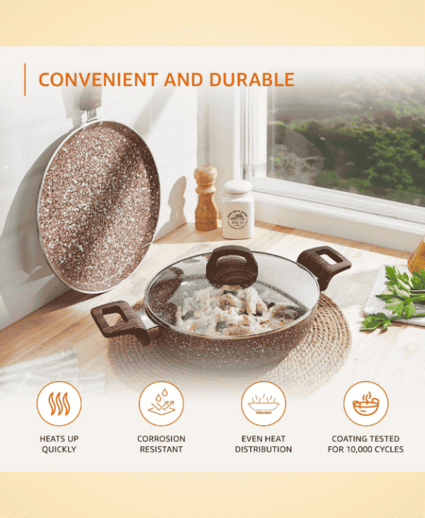 premium dosa tawa & premium kadhai}