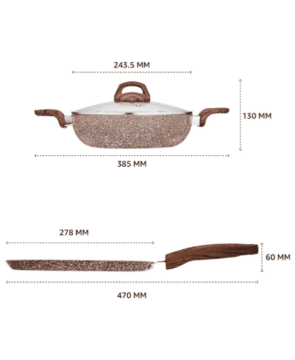 premium dosa tawa & premium kadhai}