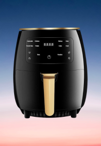 Silver Crest Digital Air Fryer touch Multifunction 6L Capacity Black 2400 Watts